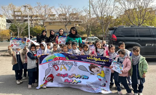 برگزاری روز جهانی کودک در کورت اختصاصی اسکواش قزوین