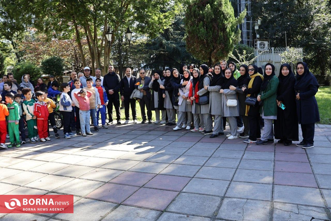 برگزاری همایش پیاده روی خانوادگی دبستان پسرانه سماء شعبه دو رشت