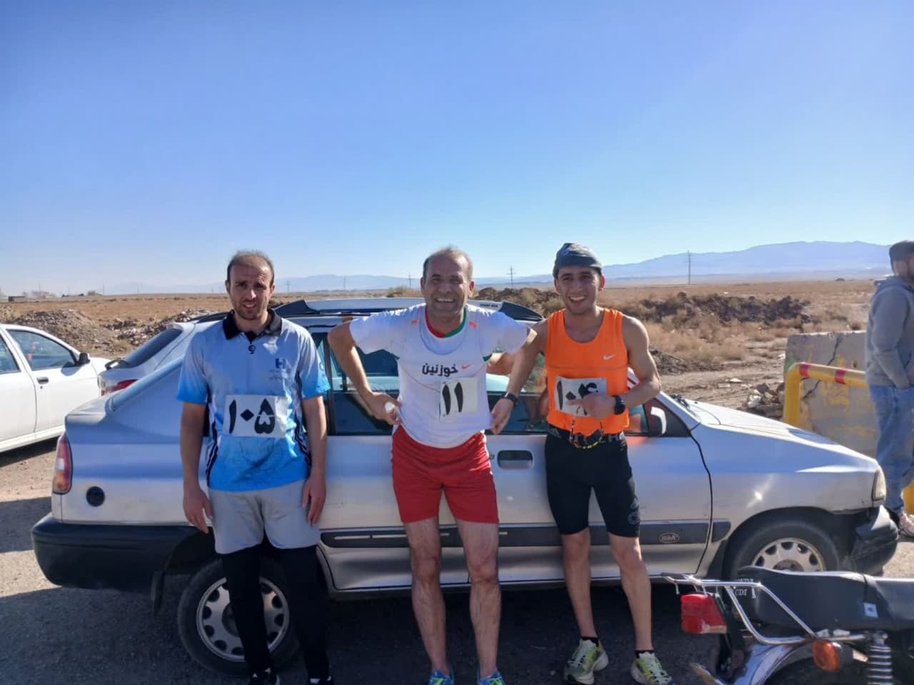 مسابقات دو صحرانوردی انتخابی و استعدادیابی در بویین زهرا برگزار شد