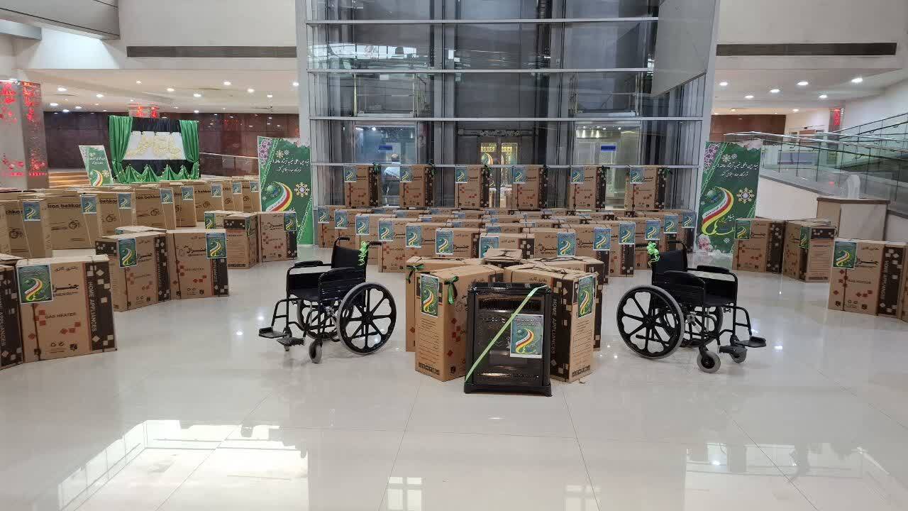 ارسال ۱۵۰۰ دستگاه بخاری و ویلچر به مناطق محروم کشور