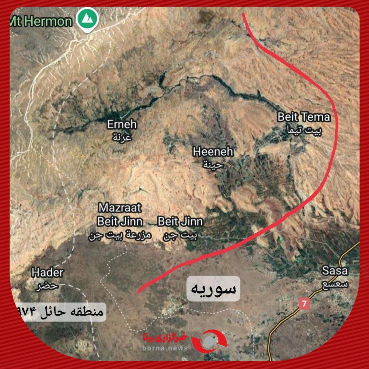 اسرائیل بخشی از سوریه را اشغال کرد و قدرت نظامی این کشور را از بین برد