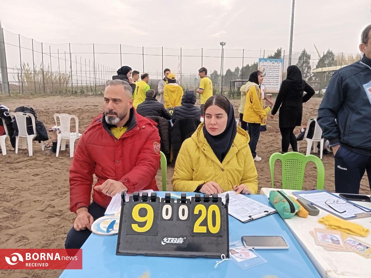 استقبال خوب تیم های کشور از دومین دوره مسابقات والیبال نشسته ساحلی به میزبانی گیلان