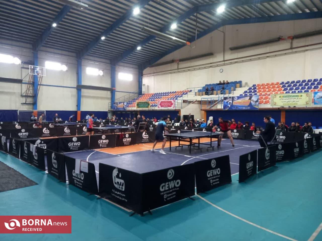 تیم های گیلانی رتبه های برتر لیگ دسته یک تنیس روی میز باشگاه‌های کشور را درو کردند