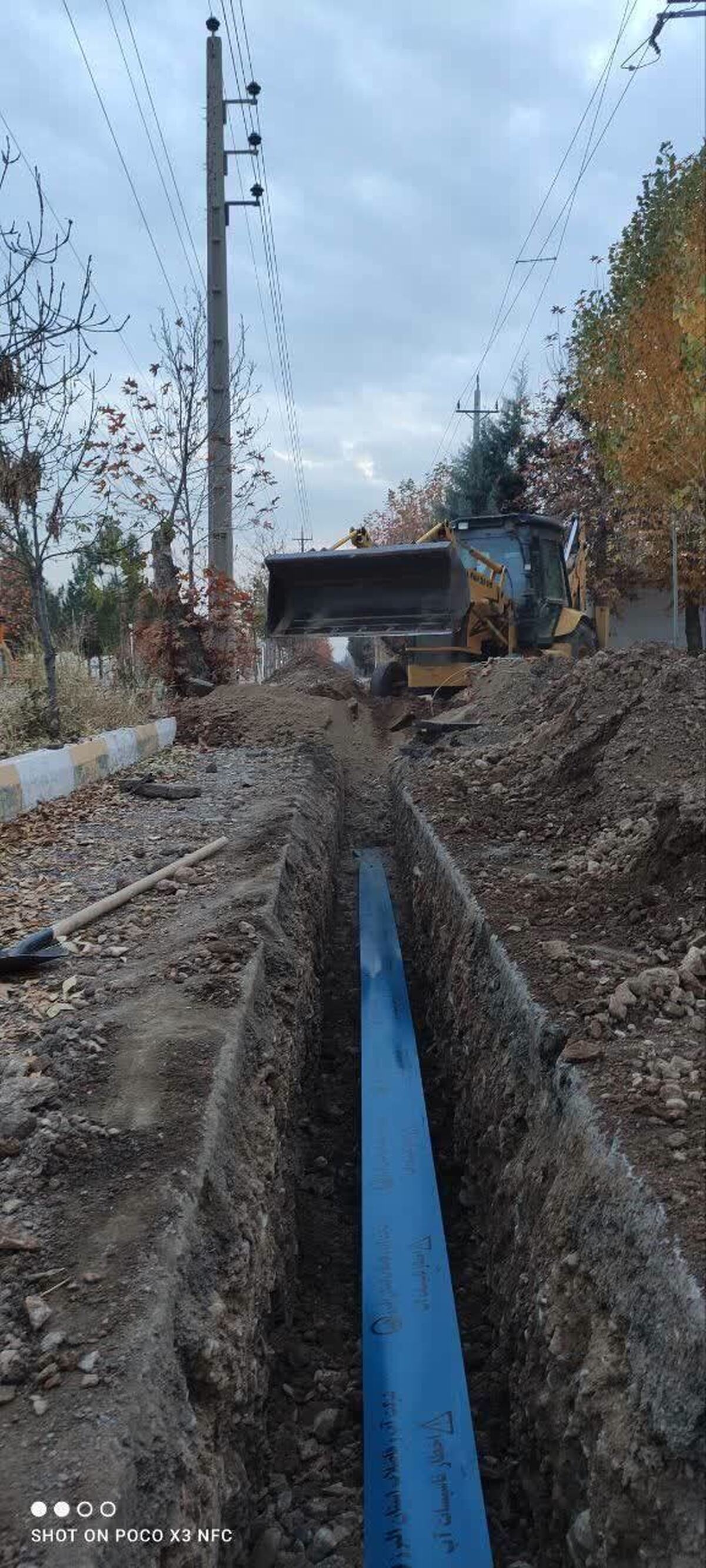 شبکه توزیع و خط انتقال آب روستای طاووسیه‌ی چهارباغ اصلاح شد