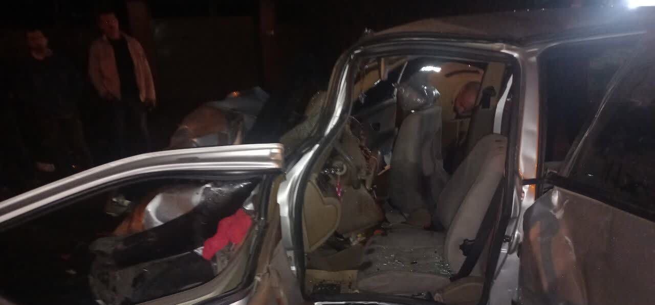 تصادف مرگبار در محور انزلی - رضوانشهر / فوت ۲ جوان در برخورد دو خودرو