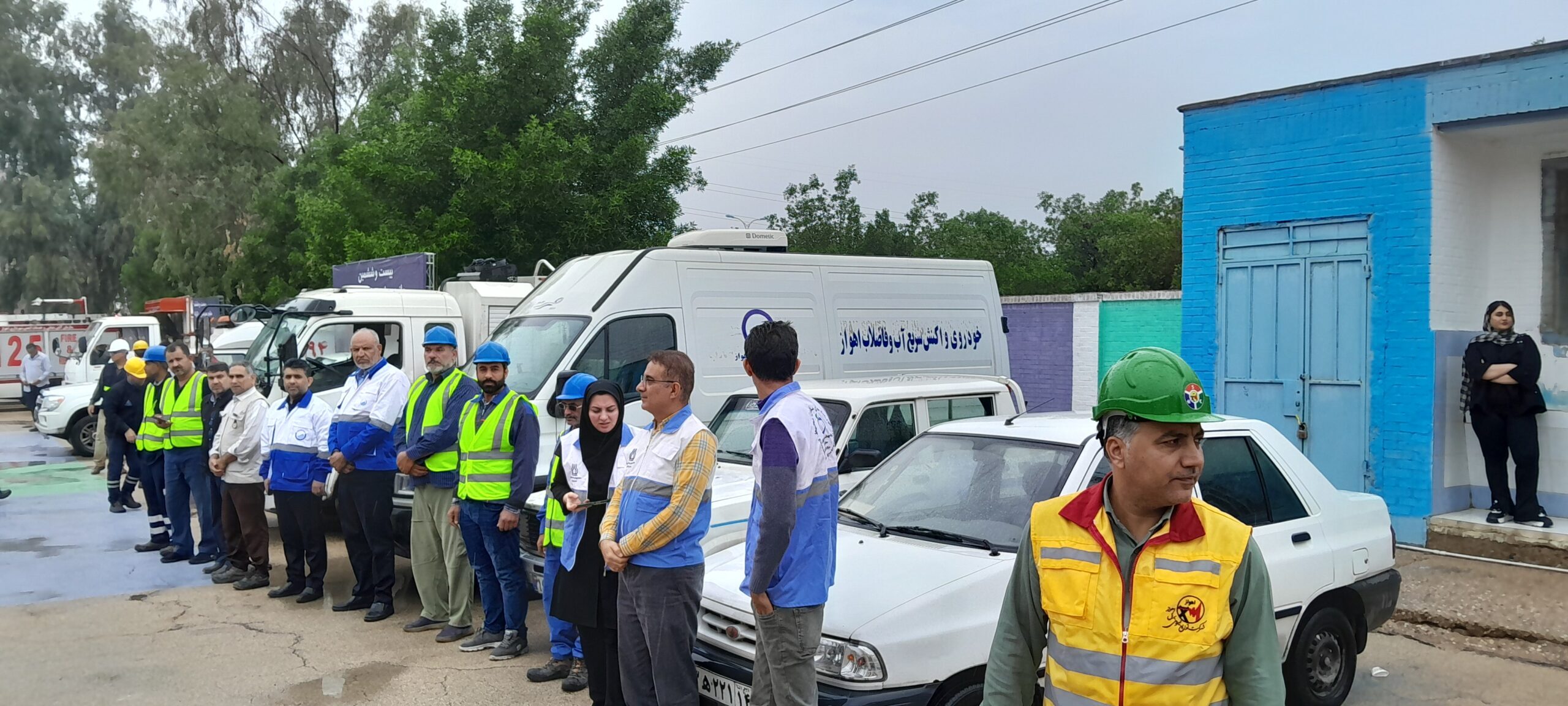 برگزاری مانور زلزله در مدارس خوزستان همراه با بارش های پاییزی