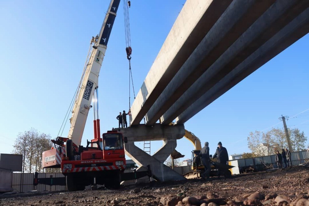 آغاز تیرگذاری تقاطع غیرهمسطح امام حسین (ع) رشت پیشرفت ۵۶ درصدی لاین رفت و ۵ درصد لاین برگشت آغاز تیرگذاری تقاطع غیرهمسطح امام حسین (ع) رشت پیشرفت ۵۶ درصدی لاین رفت و ۵ درصد لاین برگشت