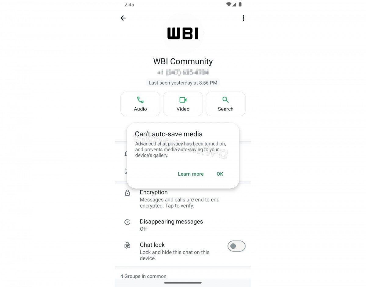 واتساپ به جنگ ذخیره خودکار می‌رود