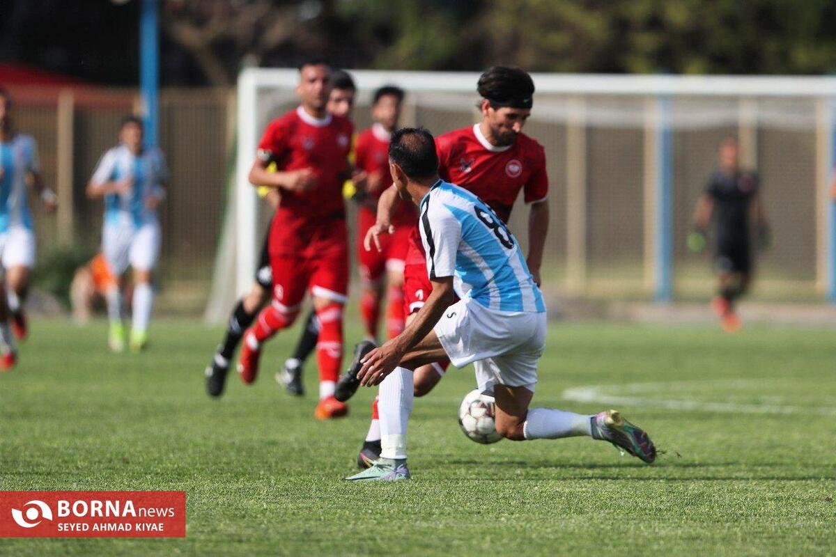 دیدار تیم های فوتبال سپیدرود رشت _ دریای بابل