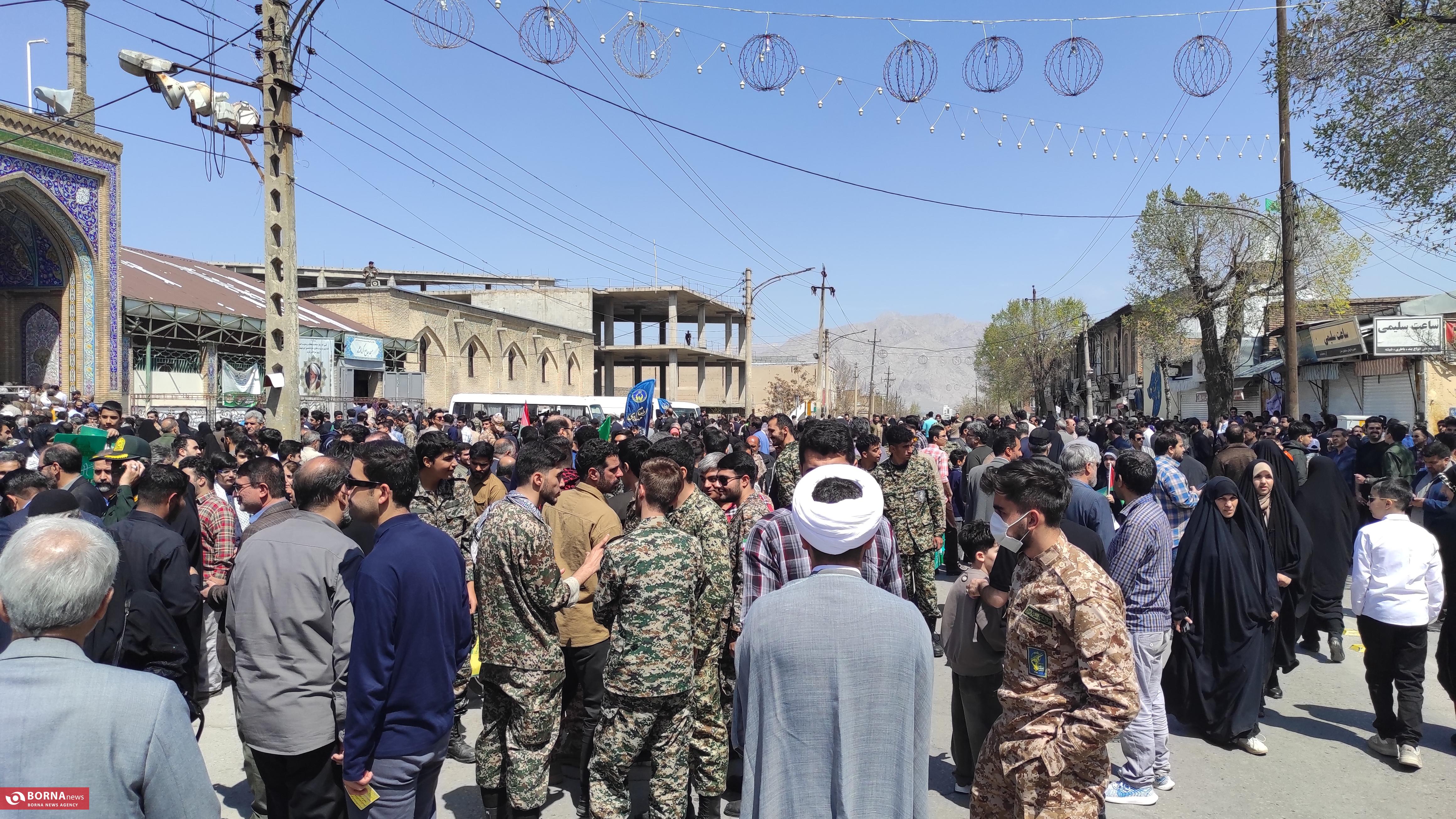 کرمانشاهیان در حمایت از فلسطین به میدان آمدند