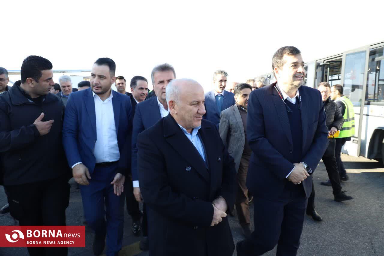 وزیر ورزش و جوانان با استقبال استاندار مازندران وارد استان شد