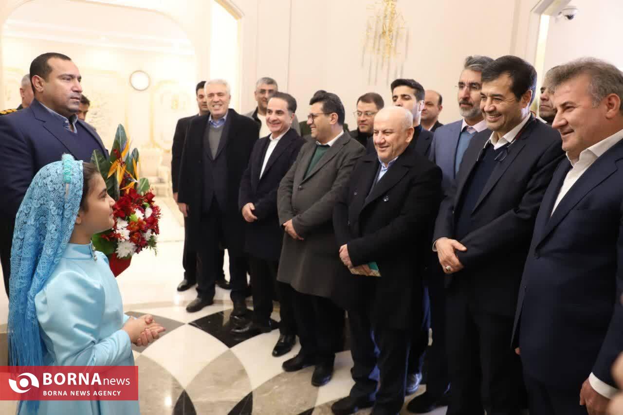 وزیر ورزش و جوانان با استقبال استاندار مازندران وارد استان شد