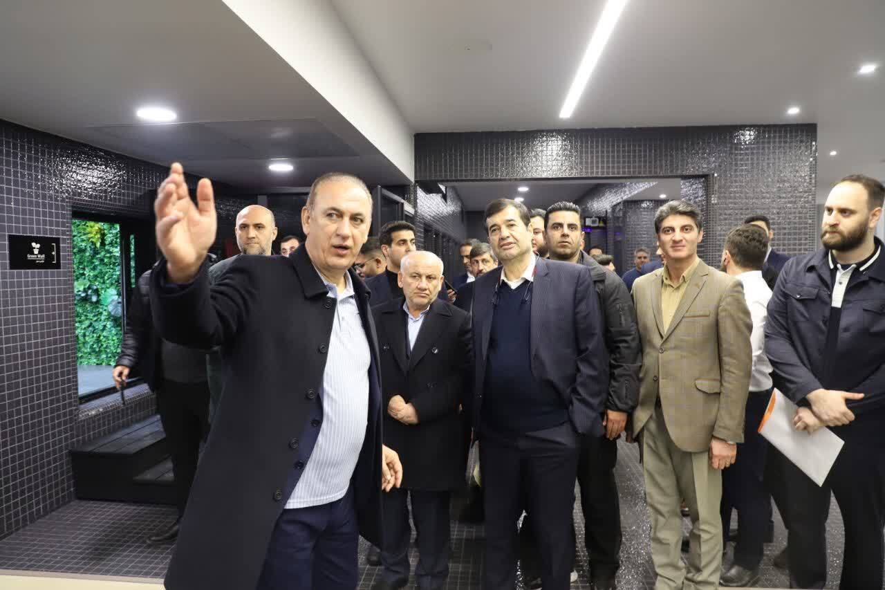 بازدید وزیر ورزش و جوانان از پروژه‌های ورزشی آمل؛ افتتاح استخر خصوصی و بازدید از مجموعه کاله