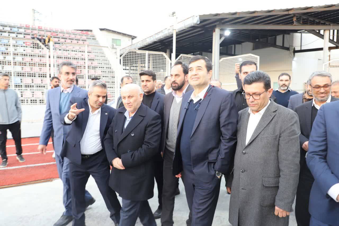 کمک مالی وزارت ورزش و‌ جوانان برای ایمن سازی سکوهای ورزشگاه شهید وطنی