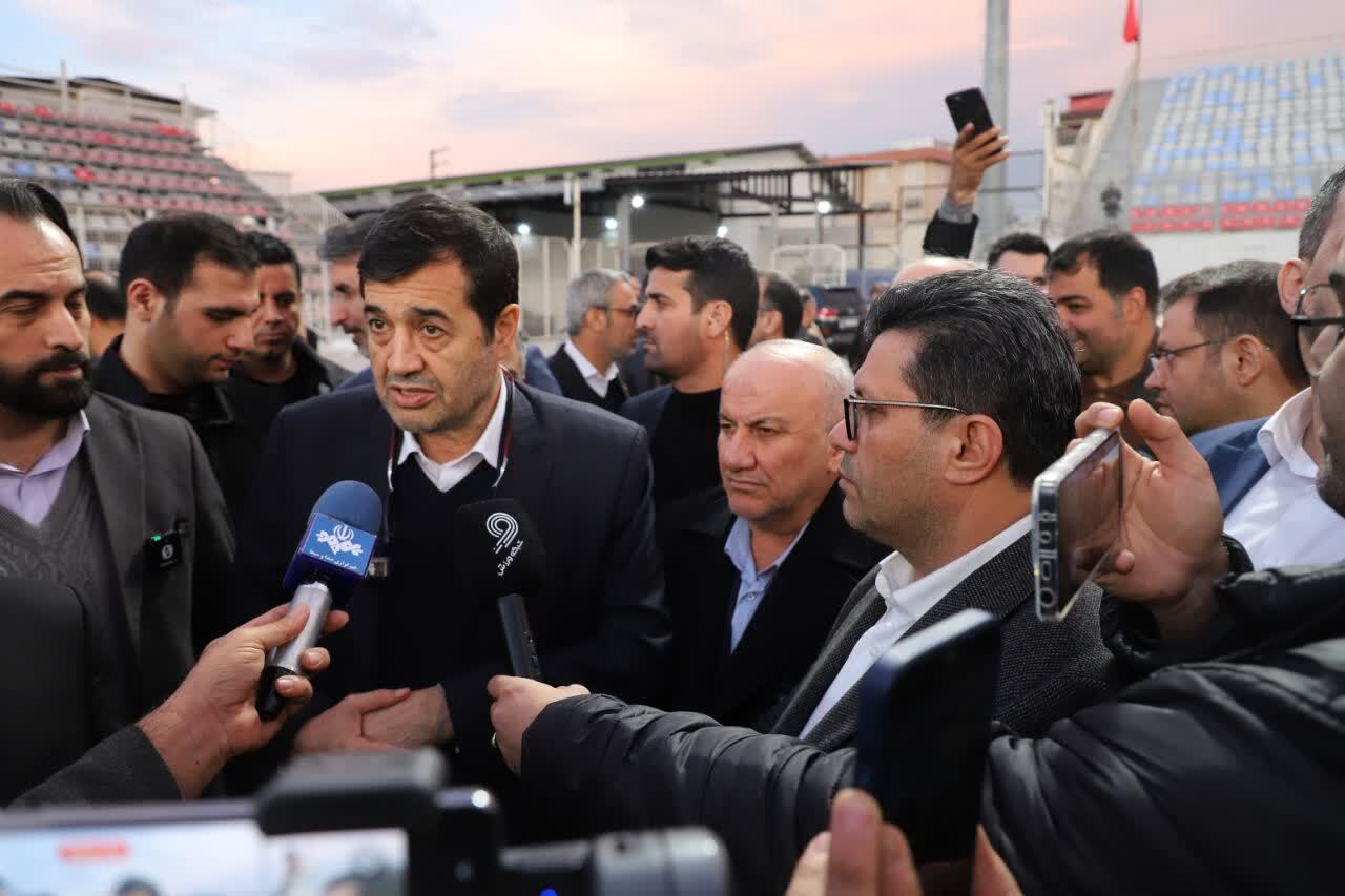 کمک مالی وزارت ورزش و‌ جوانان برای ایمن سازی سکوهای ورزشگاه شهید وطنی