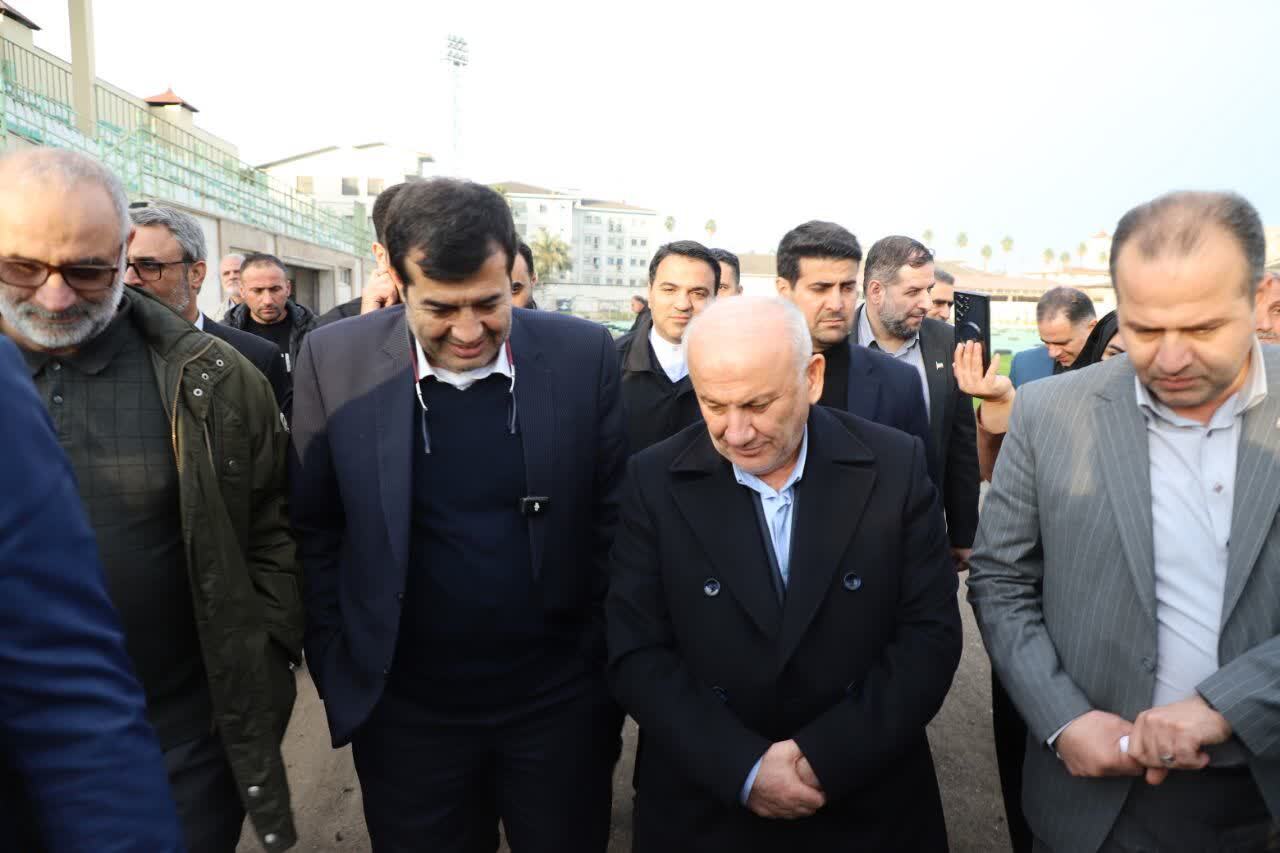 دستور وزیر ورزش و جوانان برای رسیدگی به استادیوم فوتبال هفتم تیر بابل