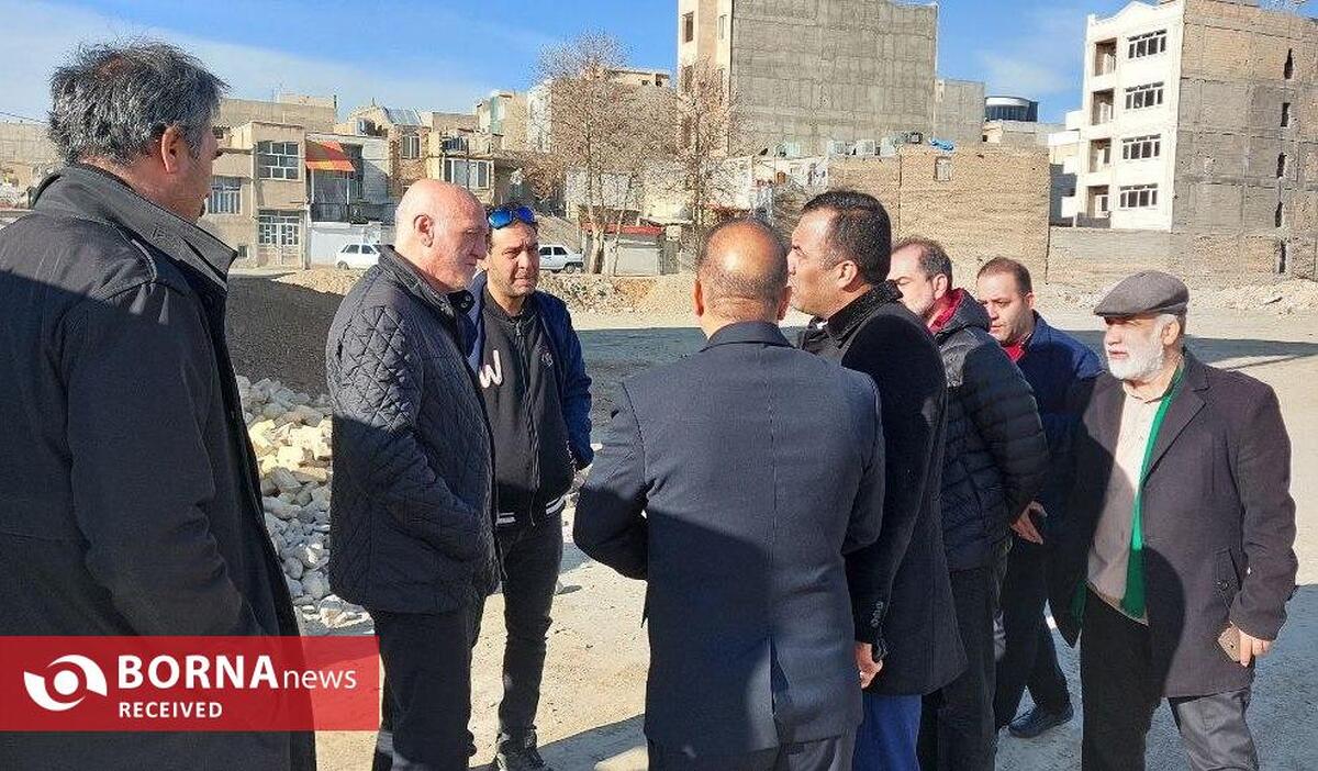 بازدید  سرپرست ادارکل ورزش و جوانان از روند اجرای پروژه های عمرانی سه شهرستان استان تهران