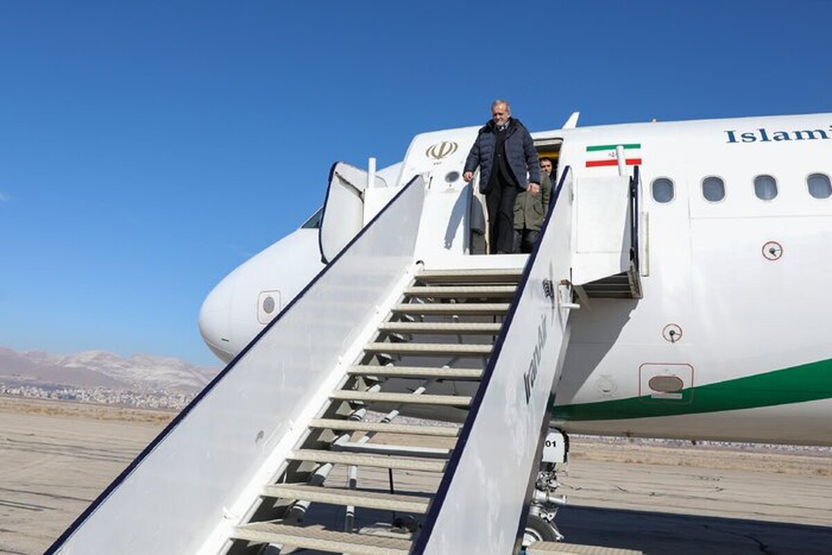 رئیس‌جمهور وارد شهرکرد شد