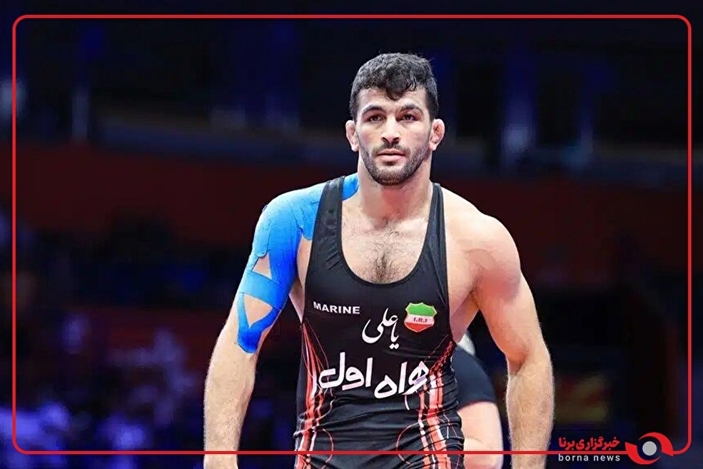 سرشاخ شدن جالب کادیف و‌ حسن یزدانی در تمرین تیم کشتی استقلال