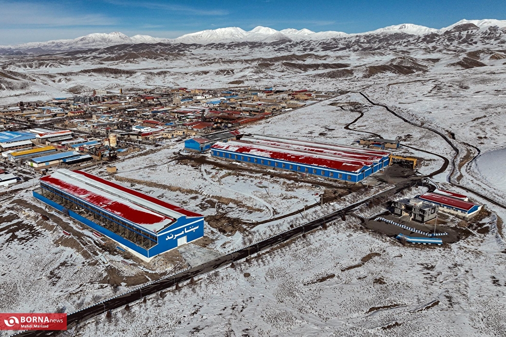 بازدید فتاح از  شهرک صنعتی مرندِ