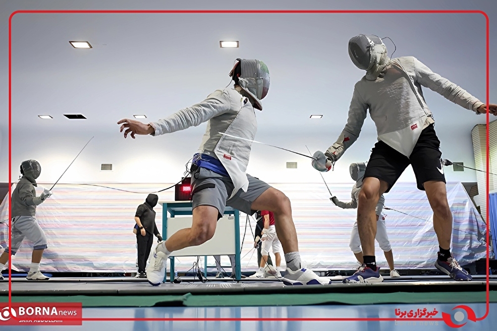 آماده‌باش تیم ملی شمشیربازی سابر برای رقابت‌های بین‌المللی تونس