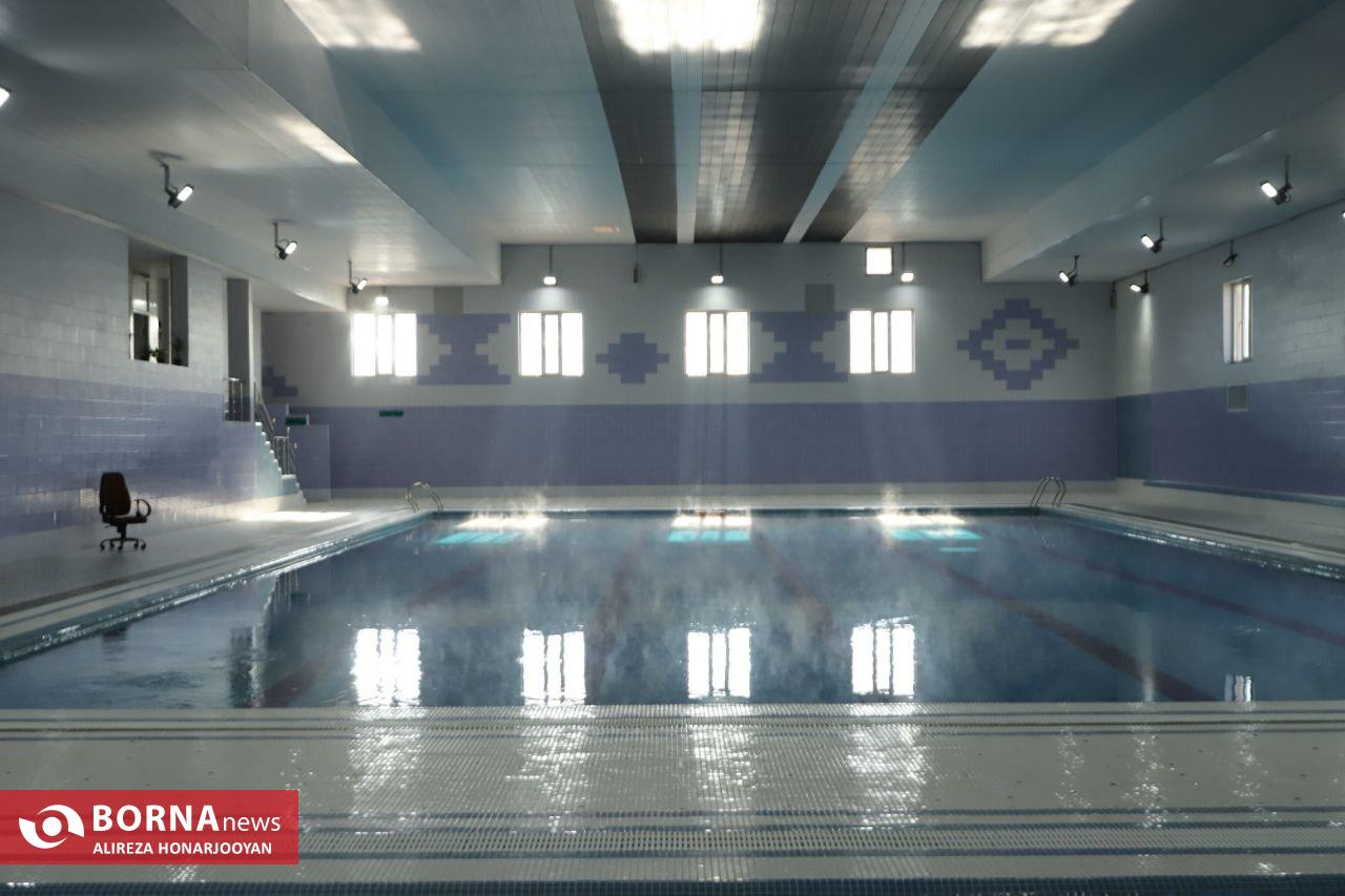 استخر سرپوشیده هندیجان پس از ۱۵ سال با حضور وزیر ورزش به بهره‌برداری رسید