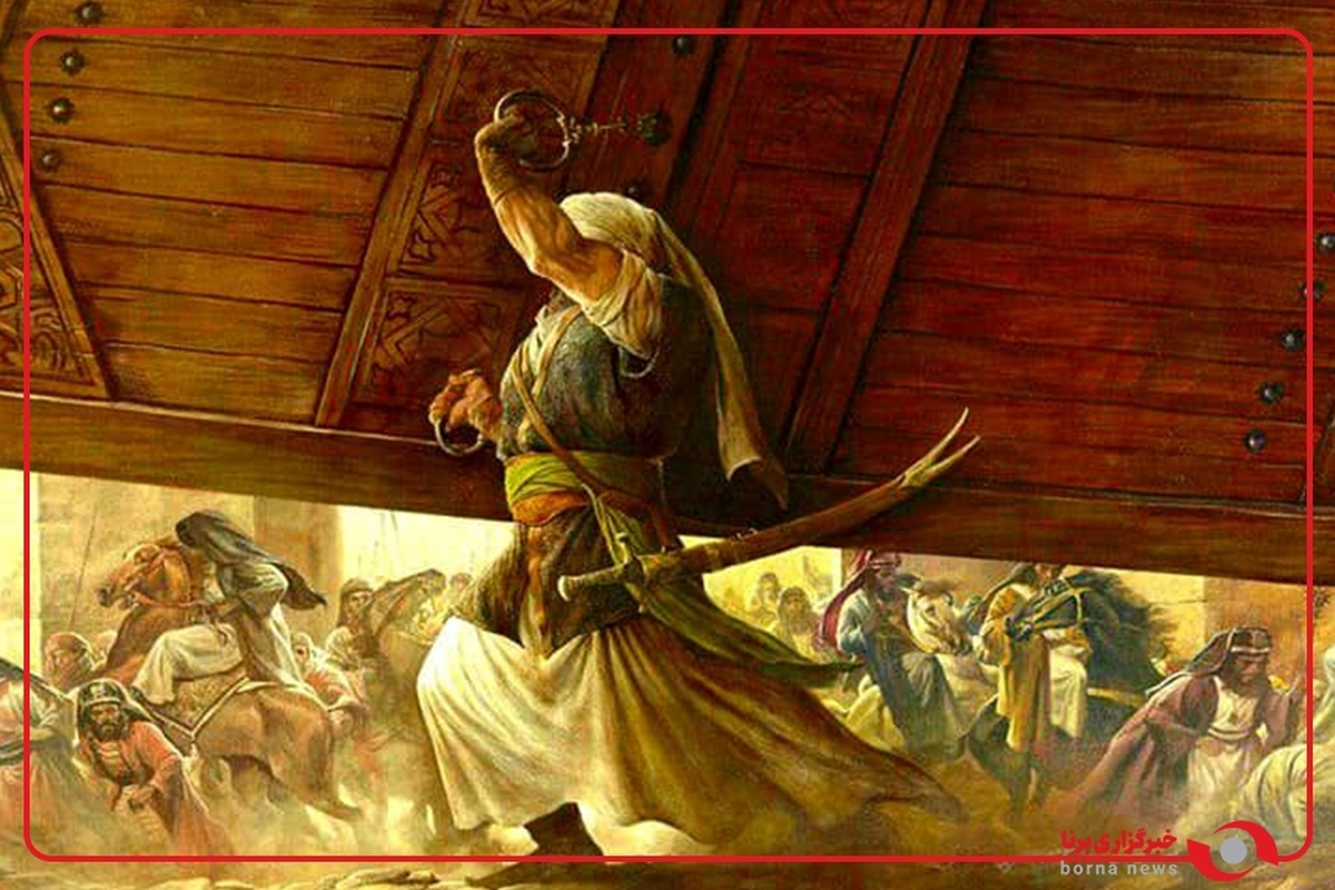 رونمایی از نماد «فاتح خیبر» در میدان امام خمینی تهران