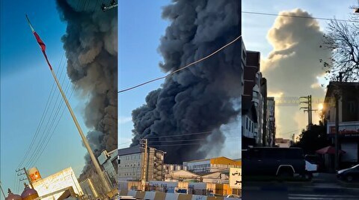 جزییات آتش سوزی گسترده در شرکت کاله آمل