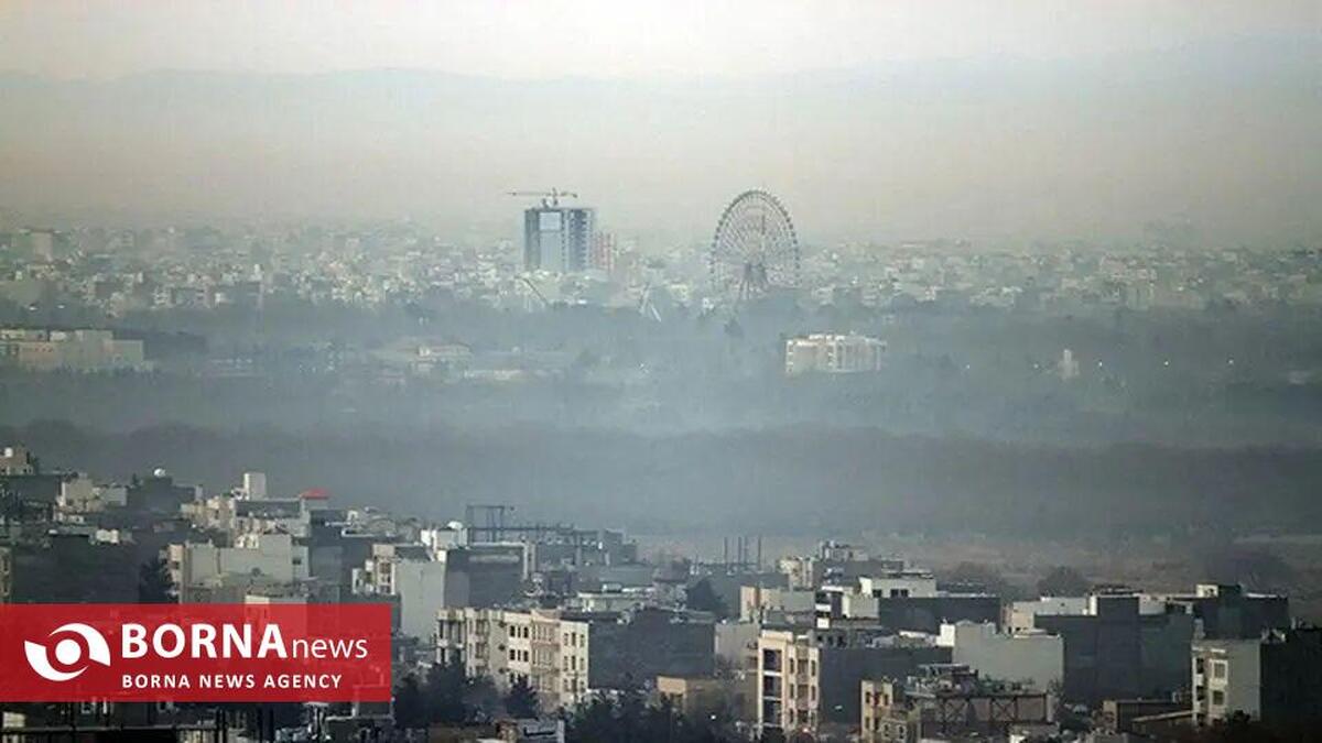 هوای شهر مشهد برای دومین روز پیاپی آلوده شد