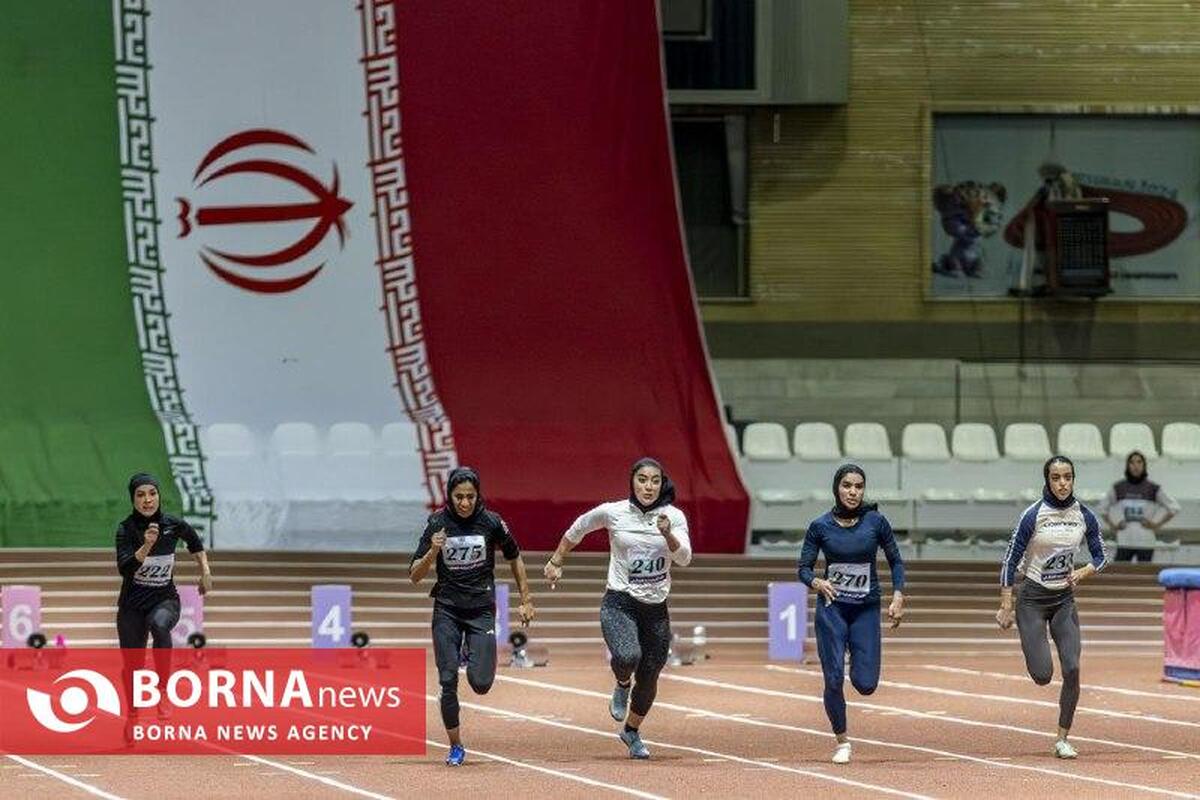 قهرمانی بانوان خراسان رضوی در مسابقات دوومیدانی داخل سالن کشور