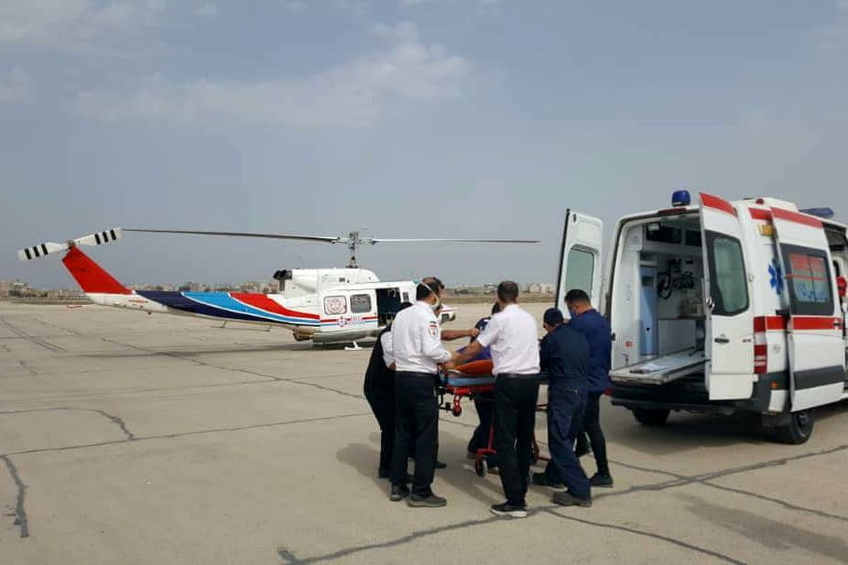 انجام موفقیت‌آمیز دو ماموریت اورژانس هوایی خوزستان در ایذه و اندیکا