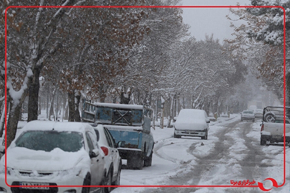 برف و باران شدید در استان‌های غربی کشور