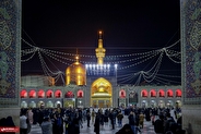 حال و هوای حرم مطهر رضوی در شب شهادت امام هادی(ع) + گزارش تصویری