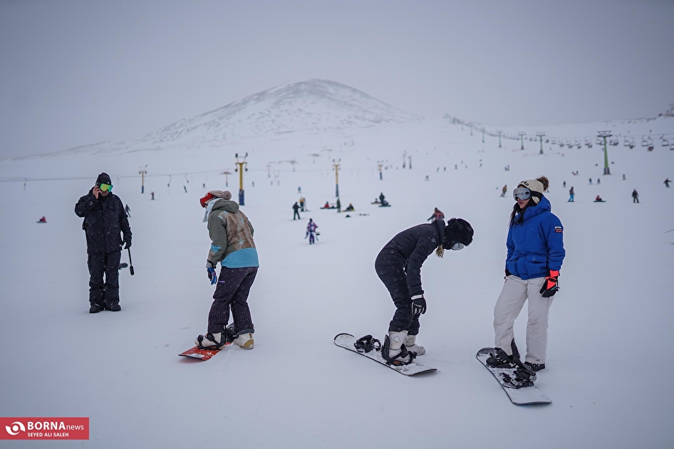 بازگشایی پیست اسکی توچال
