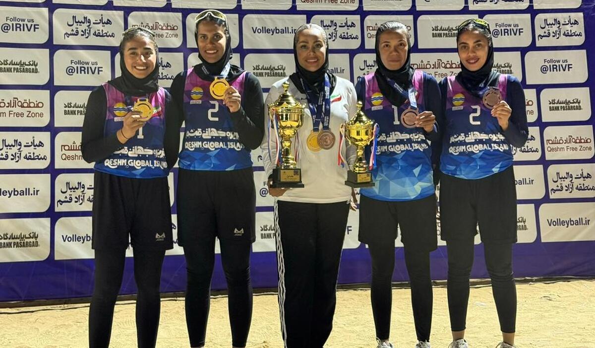 سرمربی تیم والیبال ساحلی بانوان قشم: برگزاری تور ملی، زیرساخت اصلی رشد بانوان در این رشته است