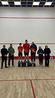 رقابت ۴۲ اسکواش‌باز استان در مسابقات آدینه باشگاهی در قلب سیتی‌سنتر