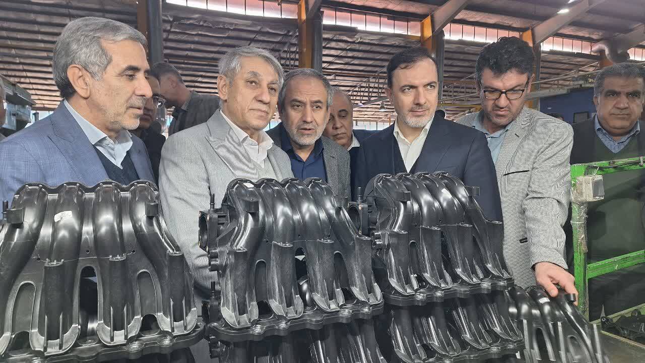 بازدید مدیرعامل صندوق ضمانت صادرات خودرو از واحد صنعتی مژده وصل پارسیان