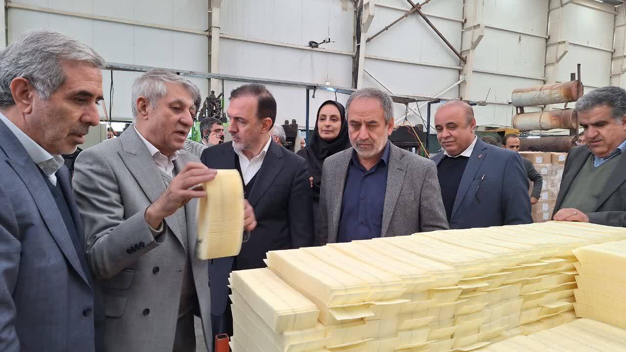 بازدید مدیرعامل صندوق ضمانت صادرات خودرو از واحد صنعتی مژده وصل پارسیان