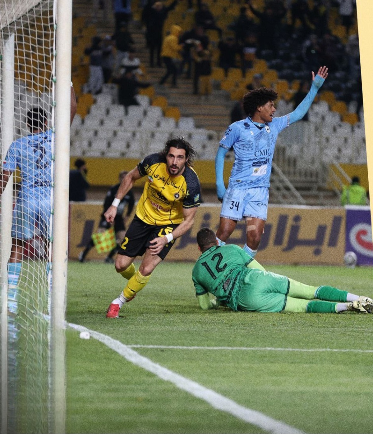 گل دیرهنگام کریولی، سپاهان را قهرمان نیم‌فصل کرد