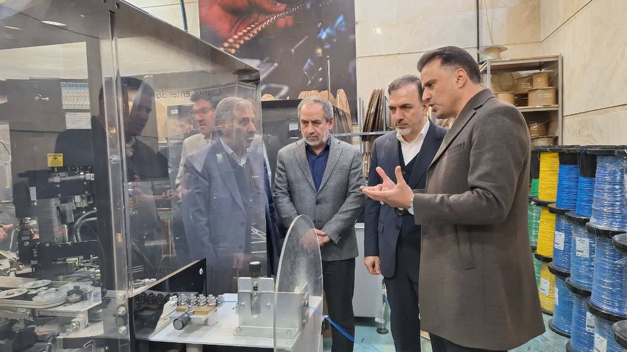 بازدید مدیرعامل صندوق ضمانت صادرات ایران از شرکت نوآور ارتباط صنعت 