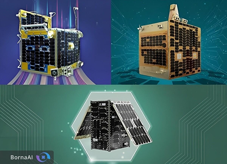 ۳ ماهواره ایرانی به مدار لئو تزریق شدند+فیلم