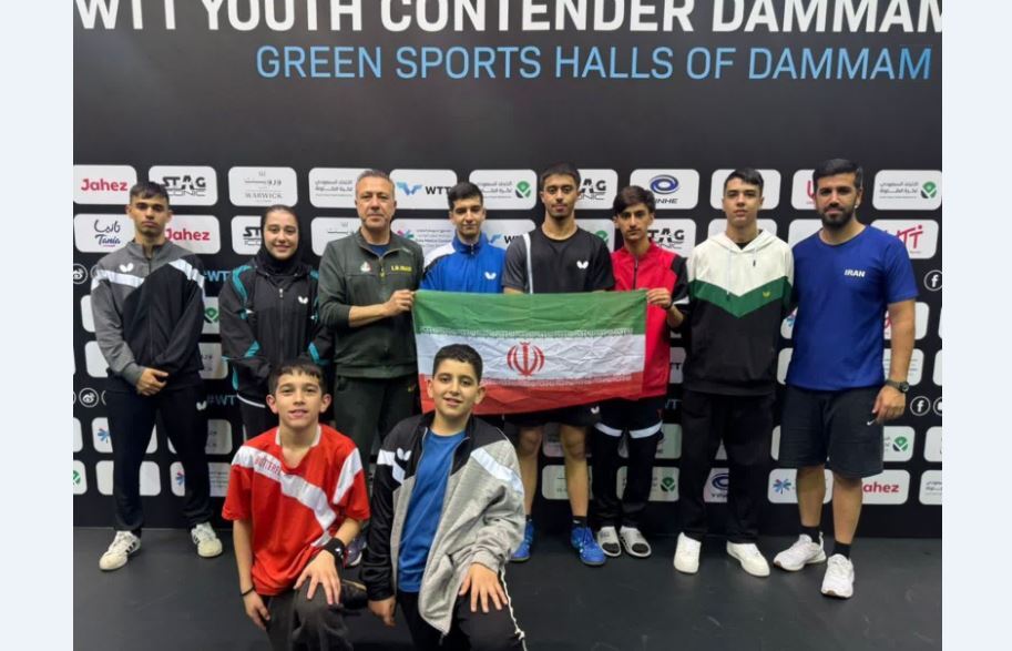 شاگردان شیشه گرها در مسابقات تنیس روی میز کانتندرعربستان گل کاشتند