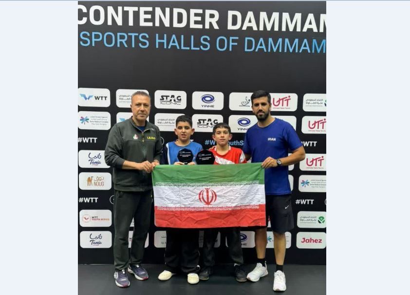 شاگردان شیشه گرها در مسابقات تنیس روی میز کانتندرعربستان گل کاشتند