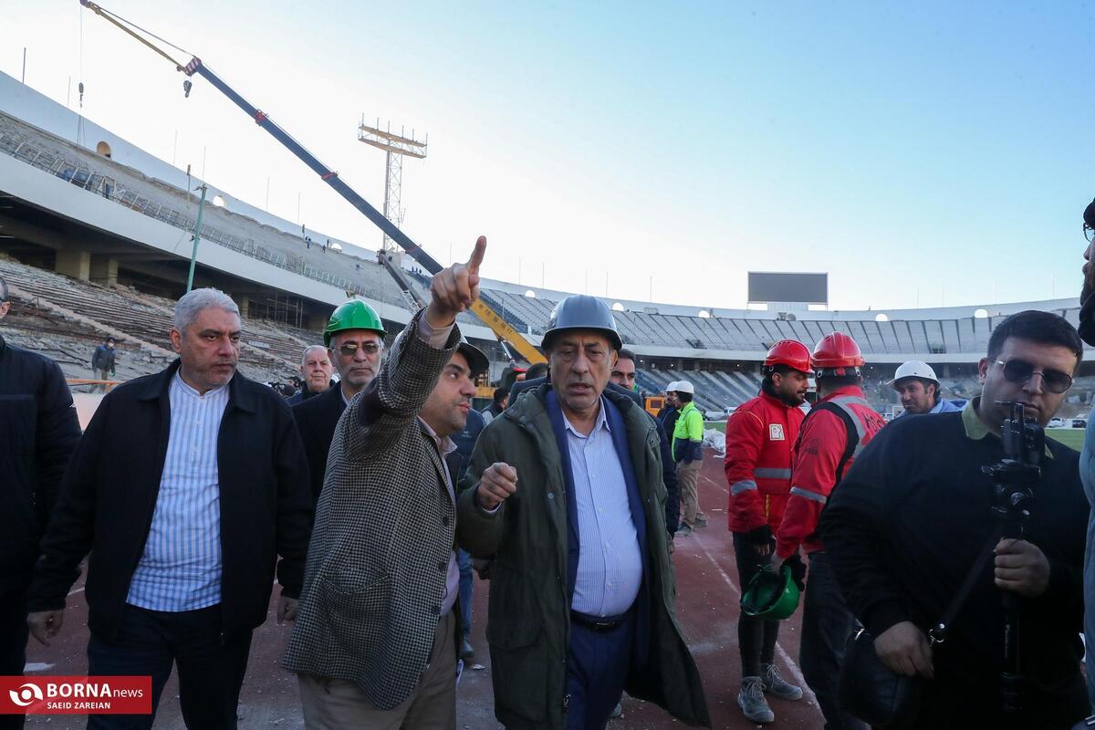 قائم‌پناه: ورزشگاه آزادی با پیشرفت ۸۵ درصدی در مسیر بهره‌برداری است