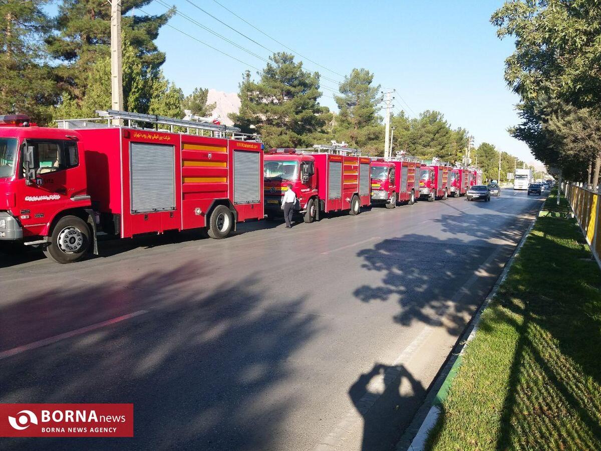 نجات ۱۷۲۱ نفر در مأموریت‌های ۹ ماهه آتش‌نشانی کرمانشاه