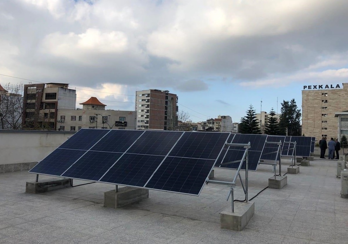 افتتاح نیروگاه خورشیدی ۱۵ کیلو واتی بانک کشاورزی