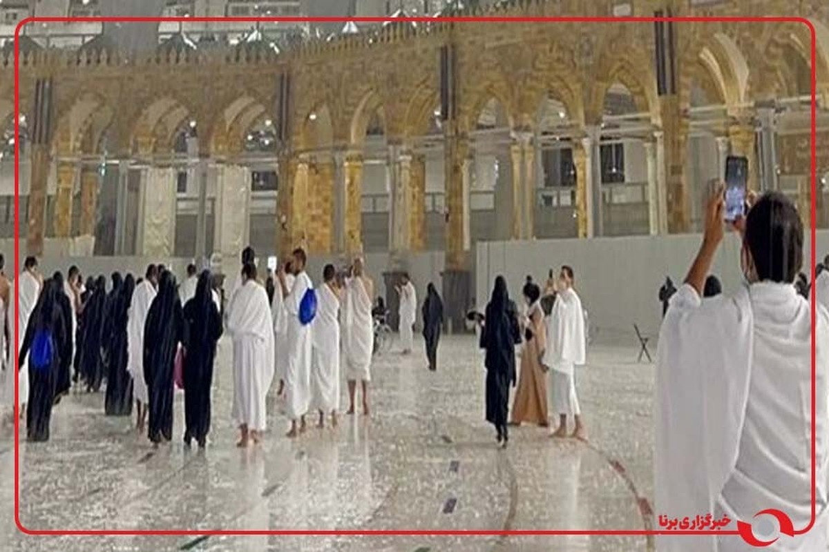 دیشب هم‌زمان با شب اول ماه شعبان، مسجدالحرام بارانی شد