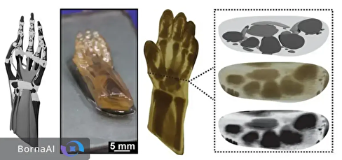 چاپ سه‌بعدی دست انسان با یک ماده ارزان