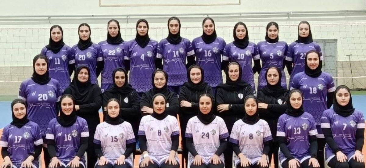 صعود تیم والیبال بانوان وارنای فومن به لیگ برتر کشور