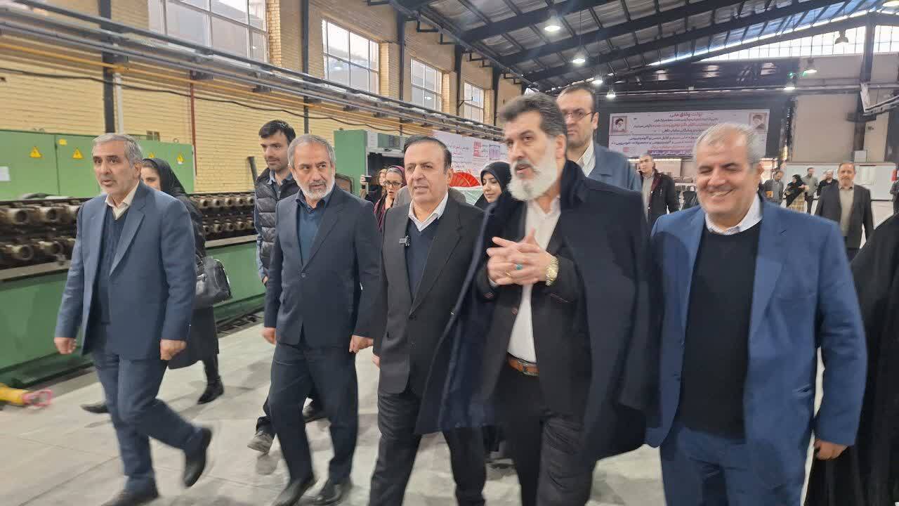 فاز نخست واحد صنعتی تولید سیم و کابل مسی در قزوین افتتاح شد فاز نخست واحد صنعتی تولید سیم و کابل مسی در قزوین افتتاح شد